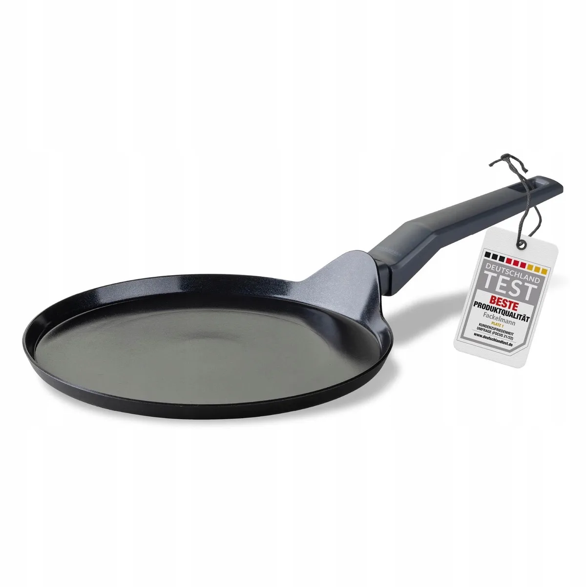 Crêpepan 25 cm Keramisch - Aluminium Recycle van Fackelmann in Zwart – productfoto