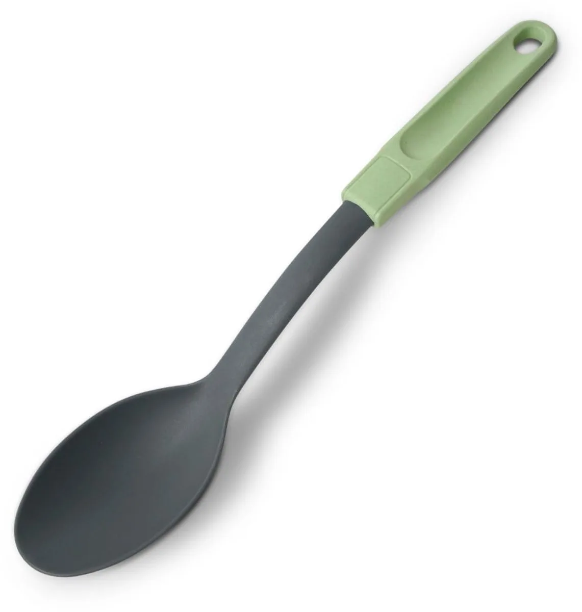 Ecolution Serveerlepel – Kooklepel van houtvezel en bioplastic – 33 cm x 6 cm grote pollepel in mintgroen/steengrijs de Fackelmann – photo produit