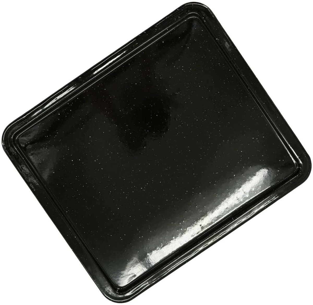 EMAILLEERDE BAKPLAAT 40 x 34 cm Fackelmann van Fackelmann in Zwart – productfoto