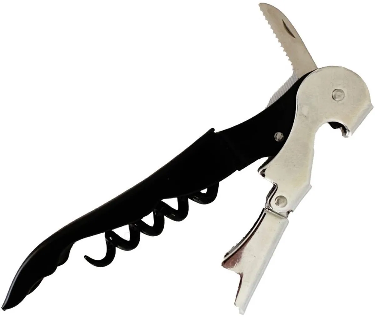 Flesopener kurkentrekker Fackelmann Bar Concept van Fackelmann in Zwart, Grijs – productfoto