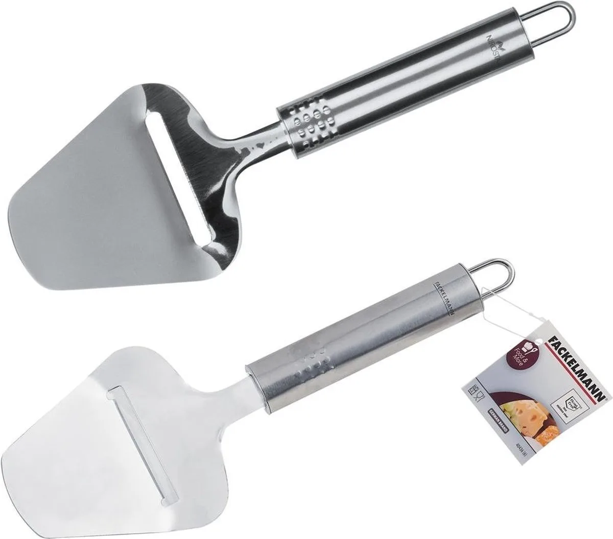 Food and More Kaasschaaf 24 cm RVS van Fackelmann in Zilver – productfoto