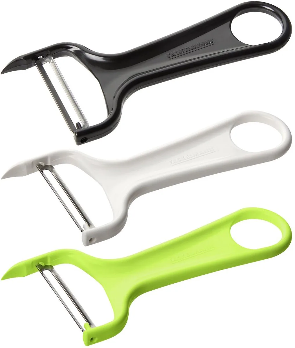 Groenteschiller, groenteschilmes 14 cm Fackelmann van Fackelmann in Wit, Zwart – productfoto