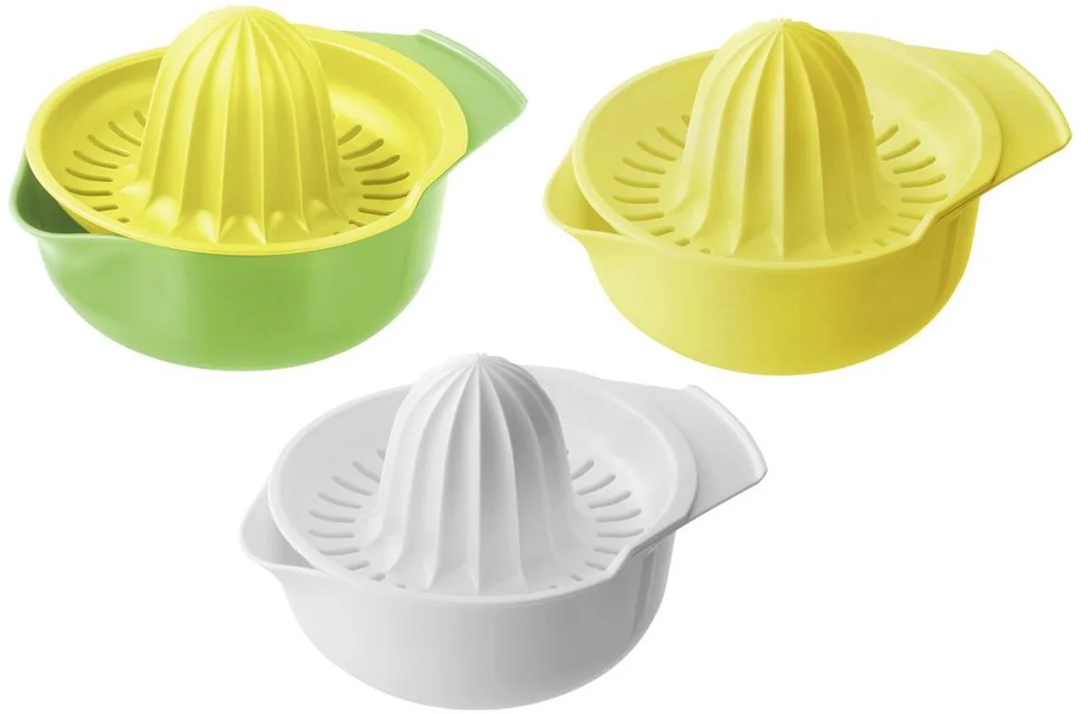 Handmatige citruspers Fackelmann Colors Edition van Fackelmann in Geel, Groen, Wit – productfoto