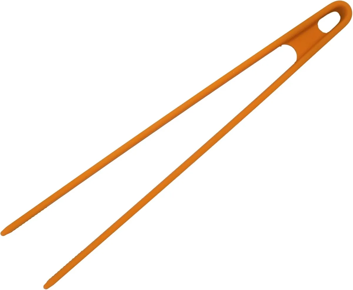 Keukentang Silicone Soft Collection 29cm - Zwart/Oranje fra Fackelmann – produktbillede