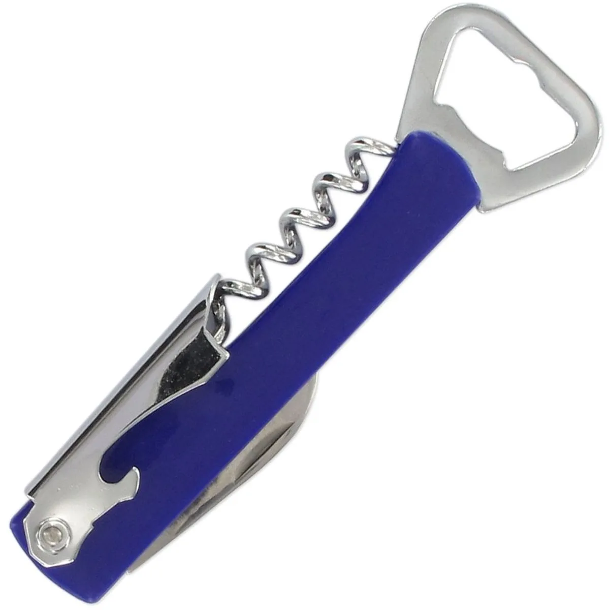 Kleurrijke kurkentrekker flesopener Fackelmann Bar Concept van Fackelmann in Roestvrij staal, Geel, Blauw – productfoto