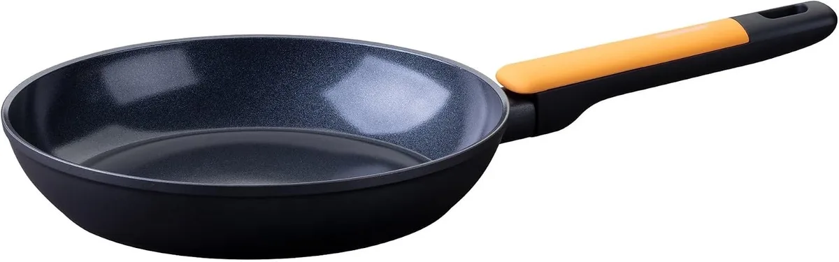 Koekenpan 24cm - Gesmeed Aluminium, Keramische Coating de Fackelmann en Orange – photo produit