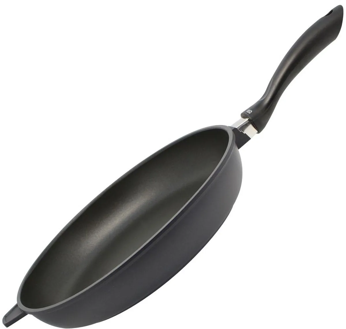 Koekenpan zonder PFAS 32 cm Elo Alucast van Fackelmann in Zwart – productfoto