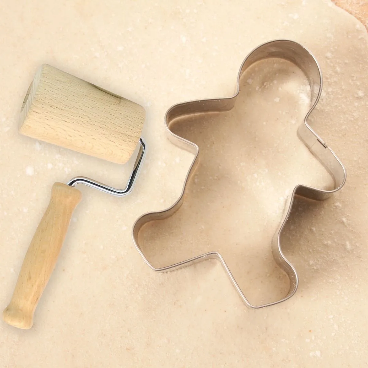Mini houten deegroller 17 cm Fackelmann Boissellerie van Fackelmann in Bruin hout – productfoto