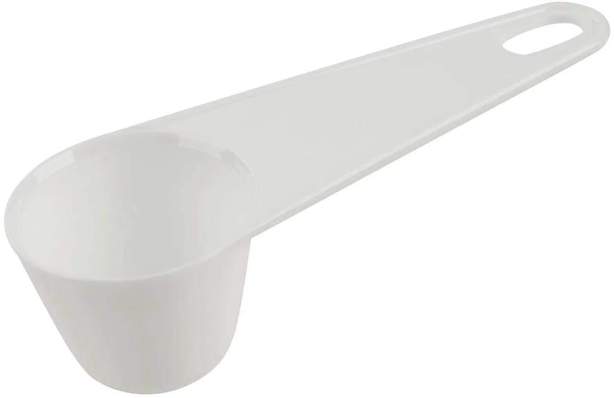 Plastic theelepel maatlepel Fackelmann by Fackelmann in White – product photo