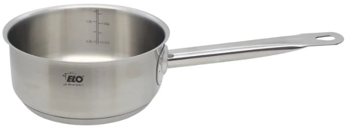 Roestvrijstalen steelpan 16 cm van 1 liter Elo Profi Cuisine de Fackelmann en Roestvrij staal – photo produit