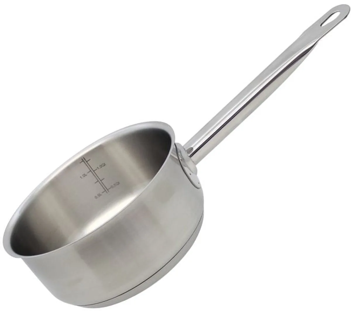 Roestvrijstalen steelpan 20 cm van 2,2 liter Elo Profi Cuisine van Fackelmann in Roestvrij staal – productfoto