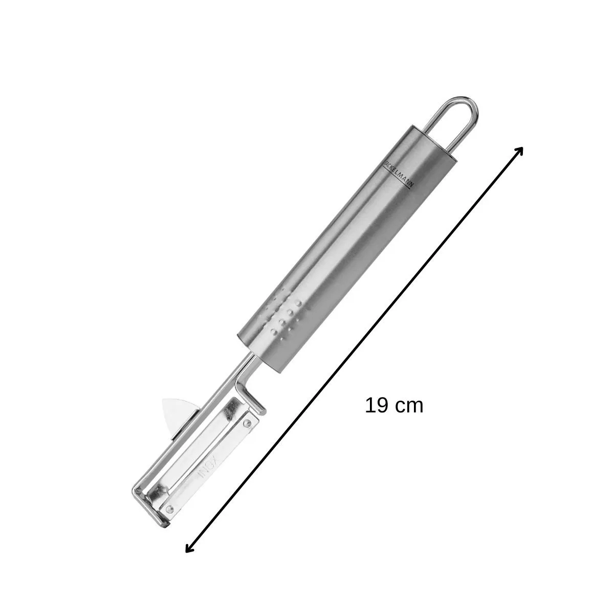 RVS groenteschiller 19 cm Fackelmann Ovaal de Fackelmann en Gris – photo produit