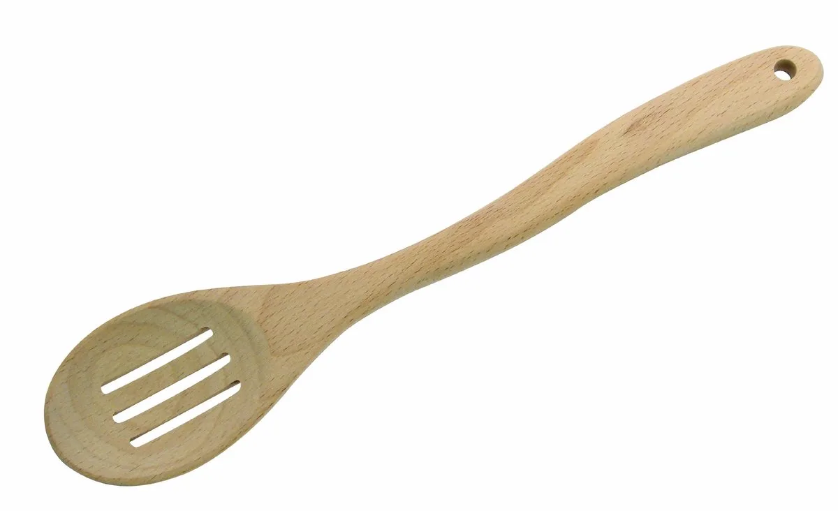 schuimspaan, beukenhout, 30 x 6 x 0,6 cm de Fackelmann en Marron – photo produit