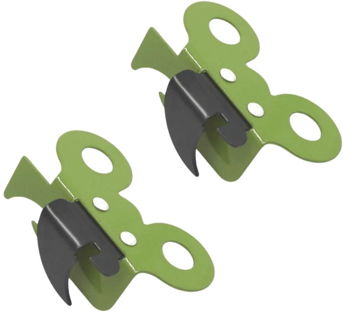 Set van 2 handmatige blikopeners vlinder Fackelmann by Fackelmann in Red, Green – product photo