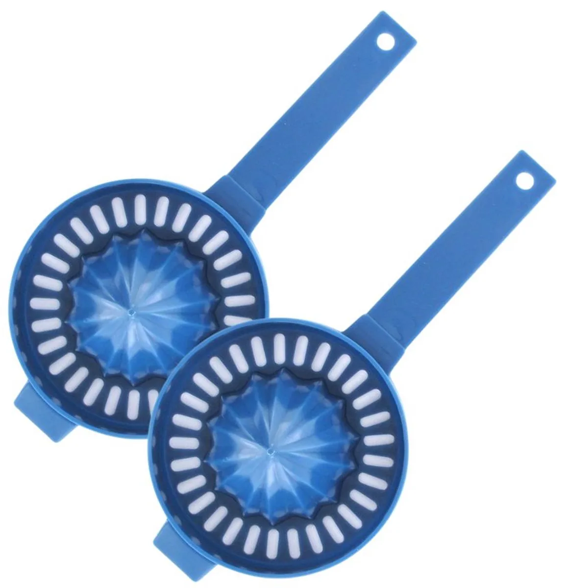 Set van 2 Handmatige citruspersen Fackelmann Elemental van Fackelmann in Blauw – productfoto