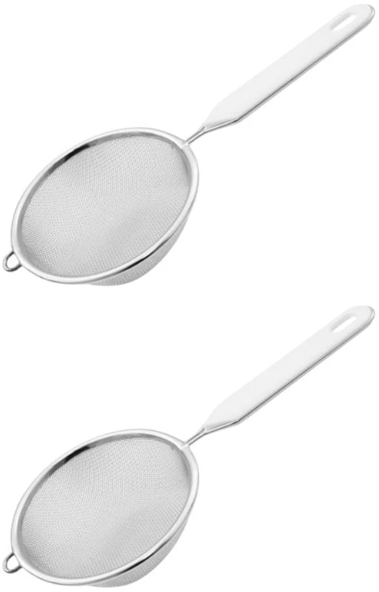Set van 2 Kleine Zeefjes zeef 10 cm diameter Fackelmann Diversen de Fackelmann en Gris – photo produit