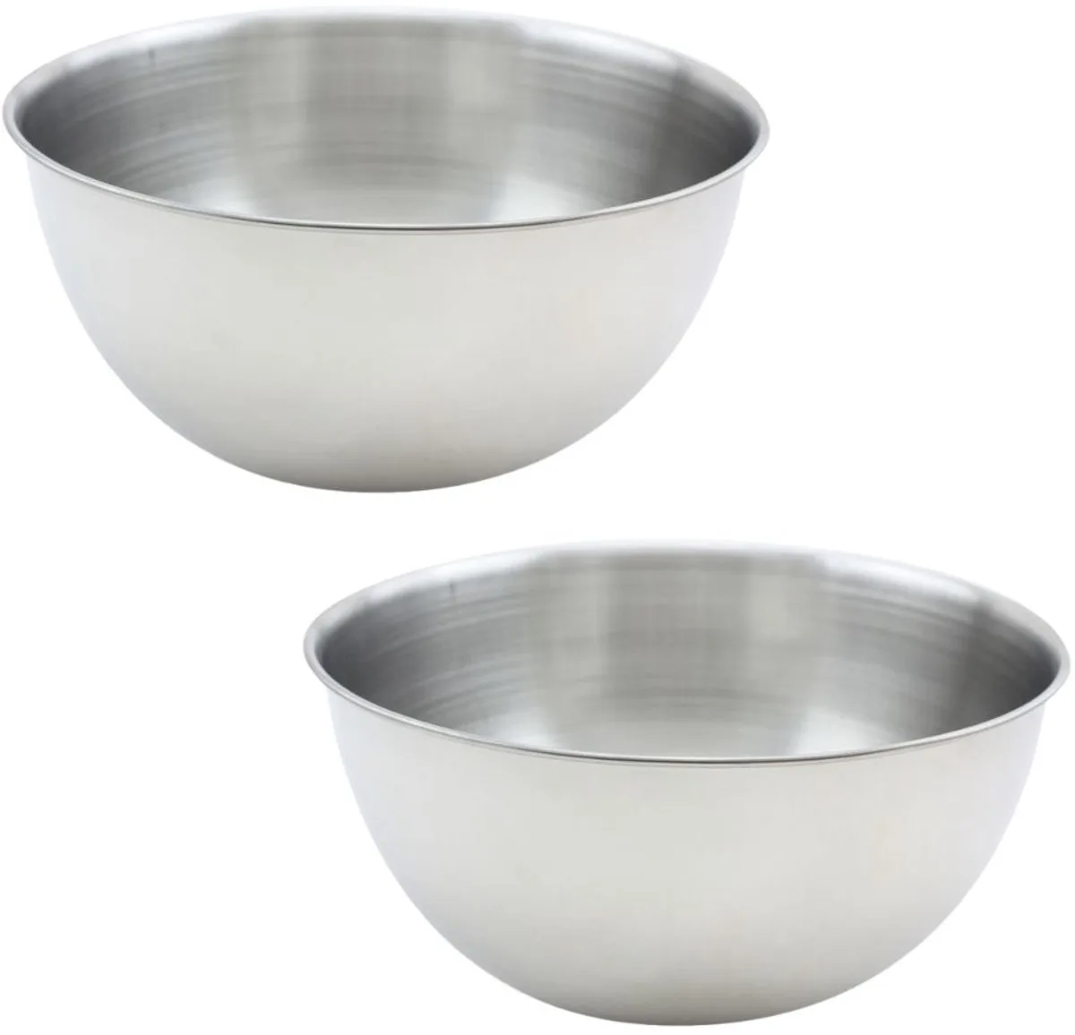 Set van 2 RVS mengkommen van 20,5 cm diameter Fackelmann Basic från Fackelmann i Roestvrij staal – produktbild