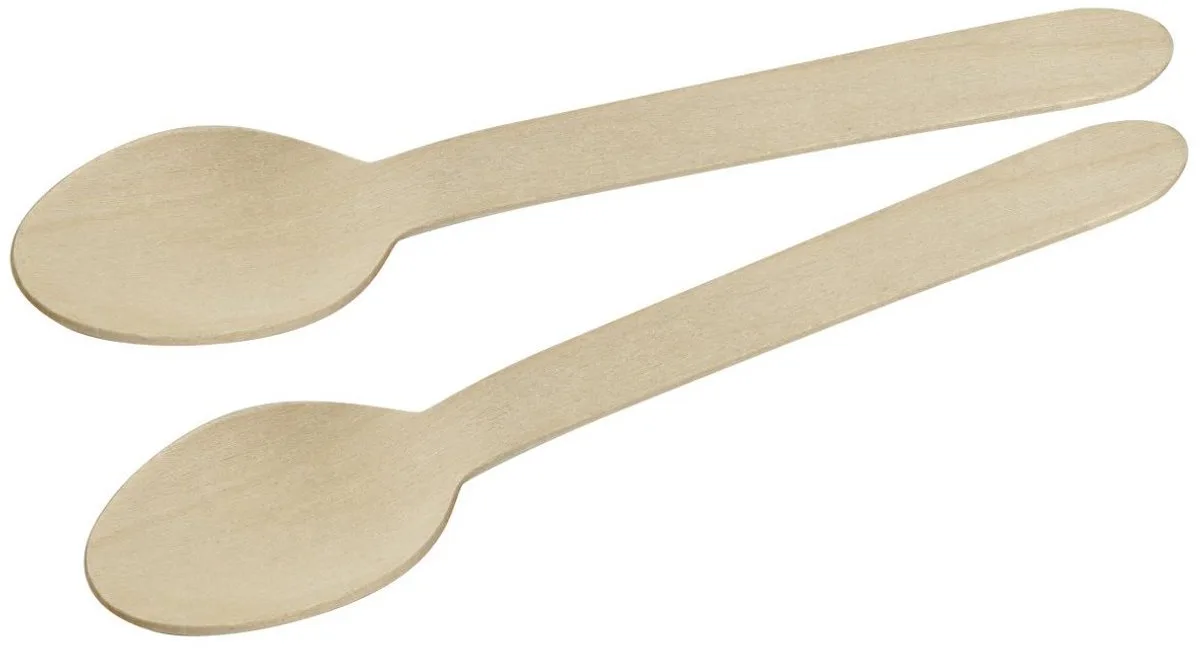 Set van 30 houten theelepels voor picknick Fackelmann Move by Fackelmann in Bruin hout – product photo