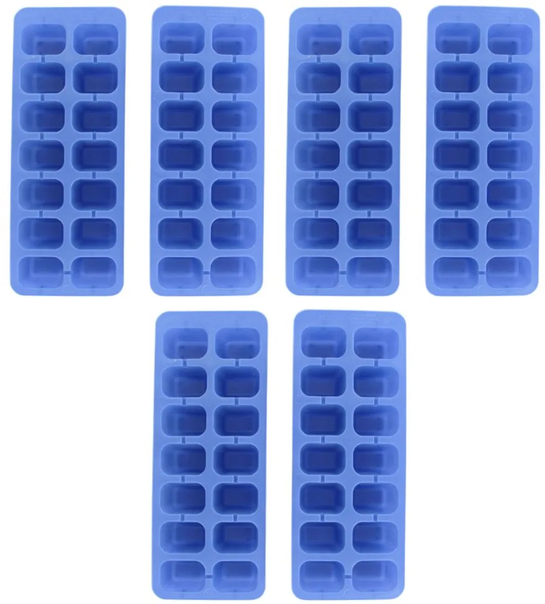Set van 6 IJsblokjesvormen 14 ijsblokjes Fackelmann Bar Concept de Fackelmann en Bleu – photo produit