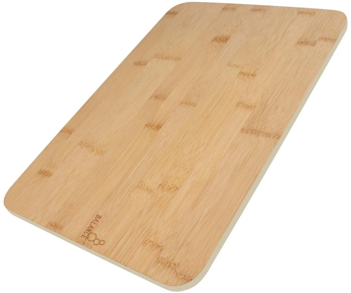 Snijplank van bamboe 40 x 26 cm Fackelmann Balance de Fackelmann en Gris, Marron – photo produit