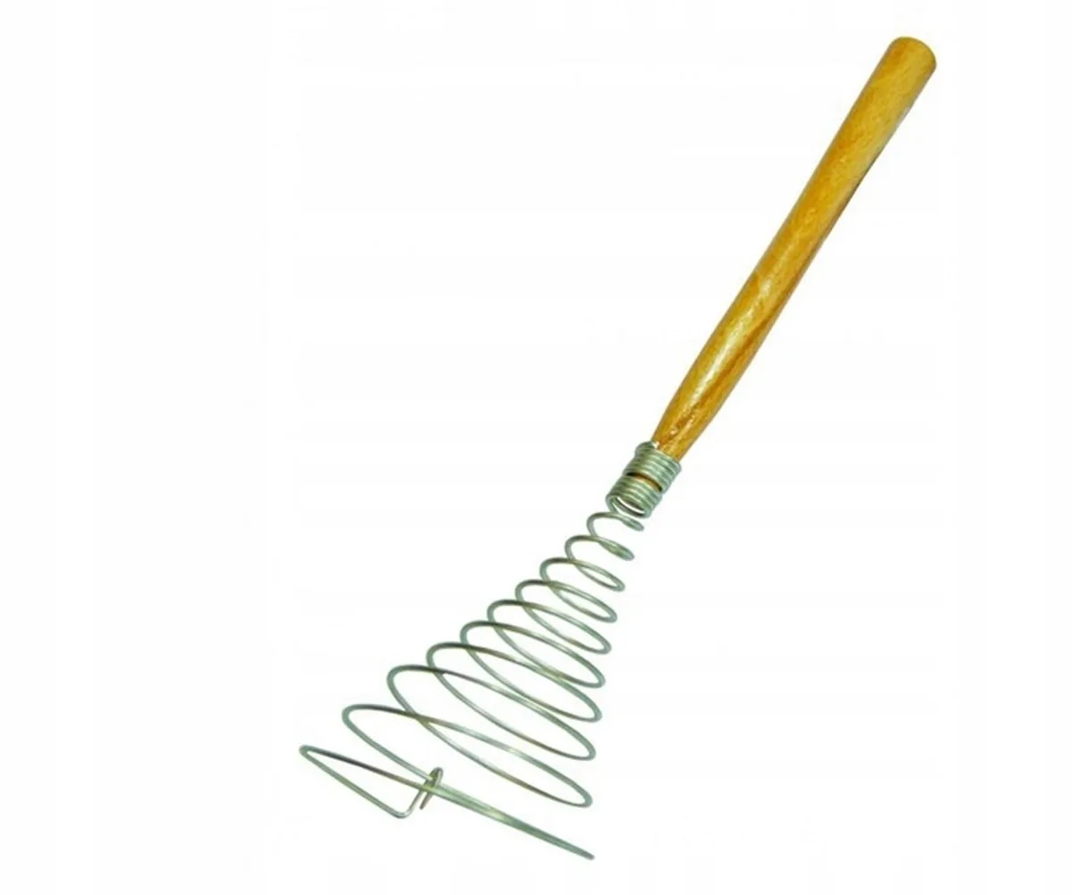 Spiraal Garde 30cm met Houten Handvat - Roestvrij Staal de Fackelmann – photo produit