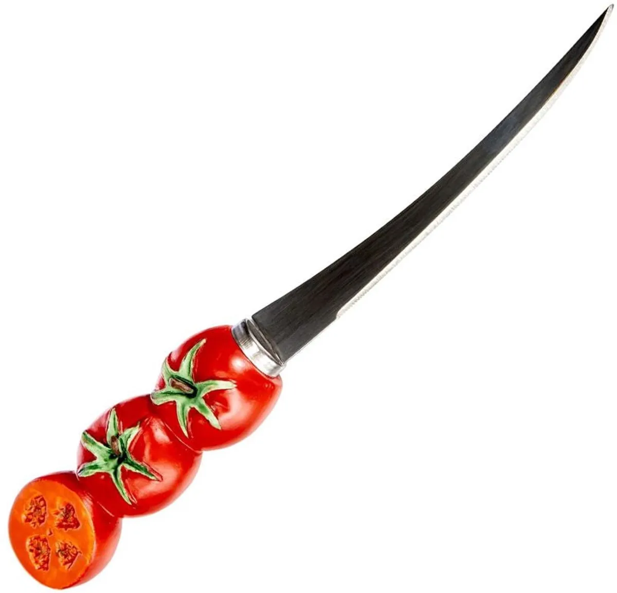 Tomatenmes gekarteld lemmet 11 cm Fackelmann von Fackelmann in Rot – Produktfoto