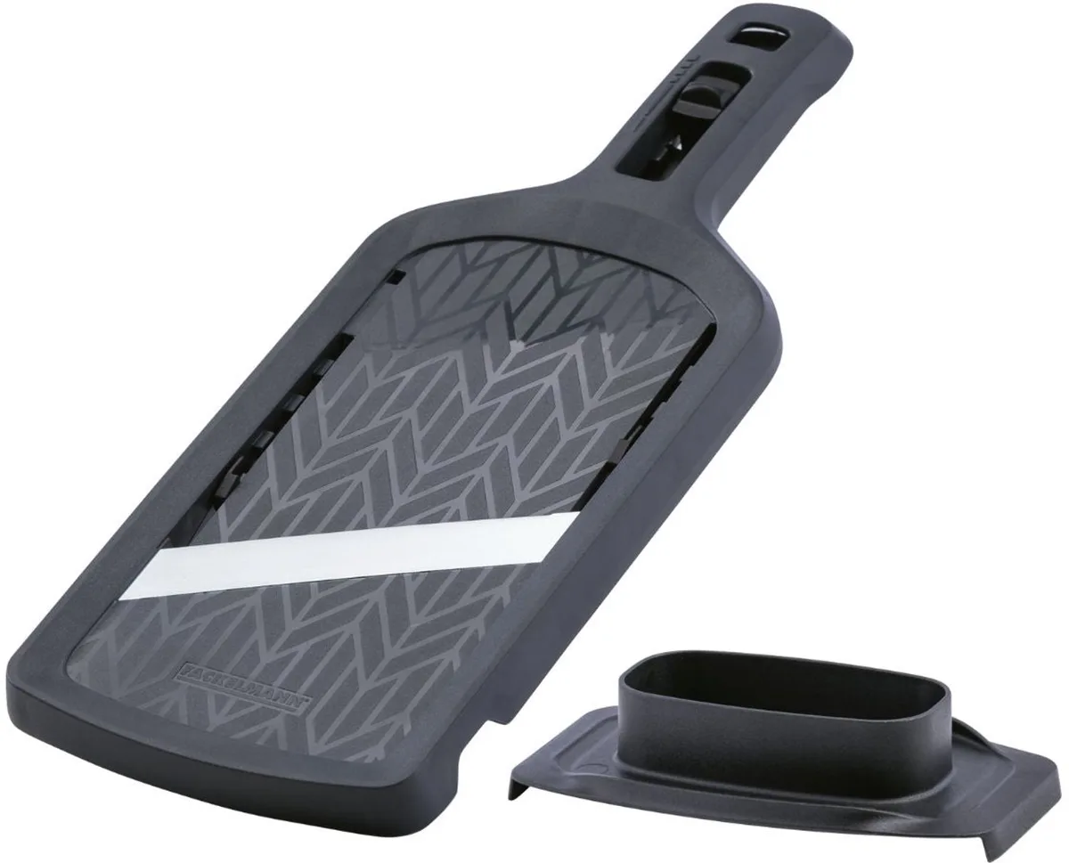 Verstelbare mandoline 4 hoogtes Fackelmann de Fackelmann en Gris, Noir – photo produit