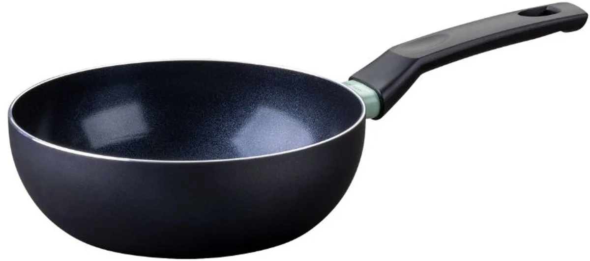 Wok 20 cm aluminium keramische antiaanbaklaag zonder PFAS Fackelmann Brandao de Fackelmann en Vert, Noir – photo produit
