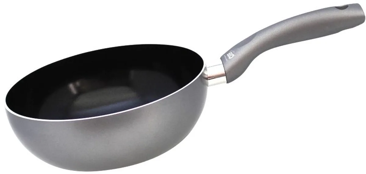 Wok 20 cm anti-aanbak zonder PFAS Elo Ducato de Fackelmann en Noir, Gris – photo produit