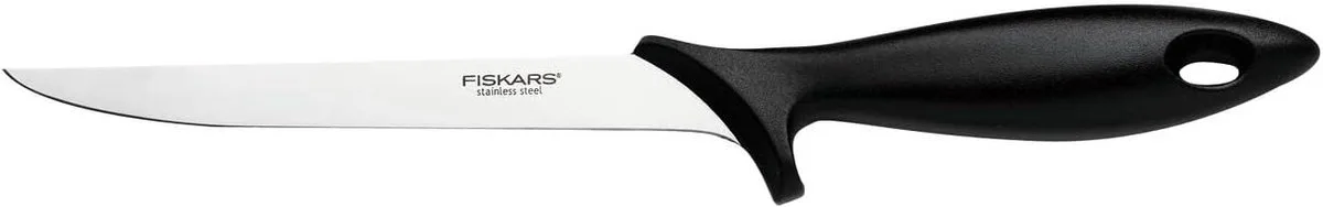 Essential - Fileermes - 18 cm - Roestvrijstaal - Ergonomische Handgreep van Fiskars – productfoto