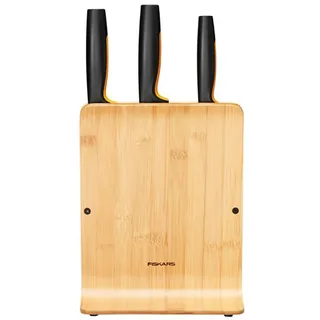 FF Knife block bamboo 3 knives - Messenblok by Fiskars in Donker bamboe – product photo 3 of 5