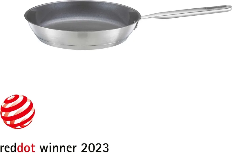 Koekenpan All Steel - Pan voor alle Kookplaten - 26 cm - Ceratec™ Antiaanbaklaag - Pannen de Fiskars en Rvs – photo produit