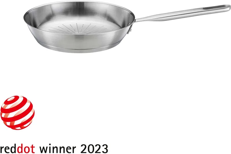 Koekenpan All Steel Pure - Pan voor alle Kookplaten - Koekenpan 24 cm - Ceratec™ Antiaanbaklaag - Pannen von Fiskars in Rvs – Produktfoto 1 von 6