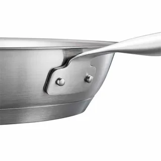 Koekenpan All Steel Pure - Pan voor alle Kookplaten - Koekenpan 24 cm - Ceratec™ Antiaanbaklaag - Pannen von Fiskars in Rvs – Produktfoto 3 von 6