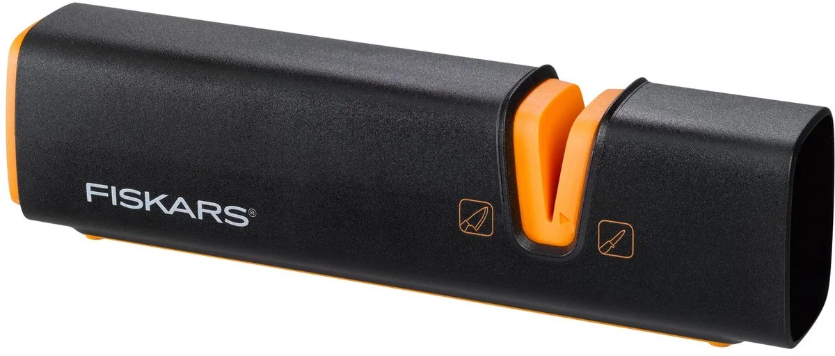 Messenslijper - Roll-Sharp - Slijper met Anti-slip pads - Compact - Vaatwasserbestendig van Fiskars in Zwart – productfoto