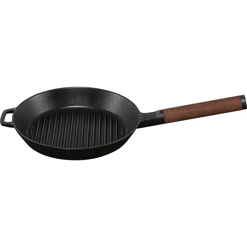 Norden Grillpan Gietijzer 26cm - Gietijzeren Grillpan - Thermium™ Anti-aanbaklaag by Fiskars in Black – product photo 2 of 3