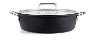 Adamant - Kookpan Laag met RVS Deksel - 24 cm – Aluminium Pan met Krasbestendige Antiaanbaklaag by Fissler in Black – product photo 2 of 2