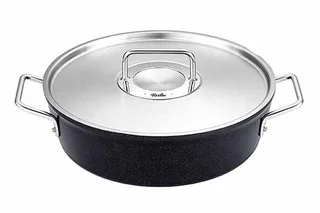 Adamant Kookpot D28cm 4,3l Rvs Deksel - Alle Vuren by Fissler in Anthraciet – product photo 1 of 3