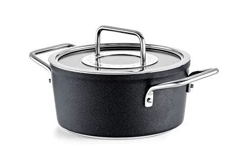 Adamant - Pannenset met Glazen Deksels - 3-Delig - Zwart de Fissler en Anthracite – photo produit 3 sur 3