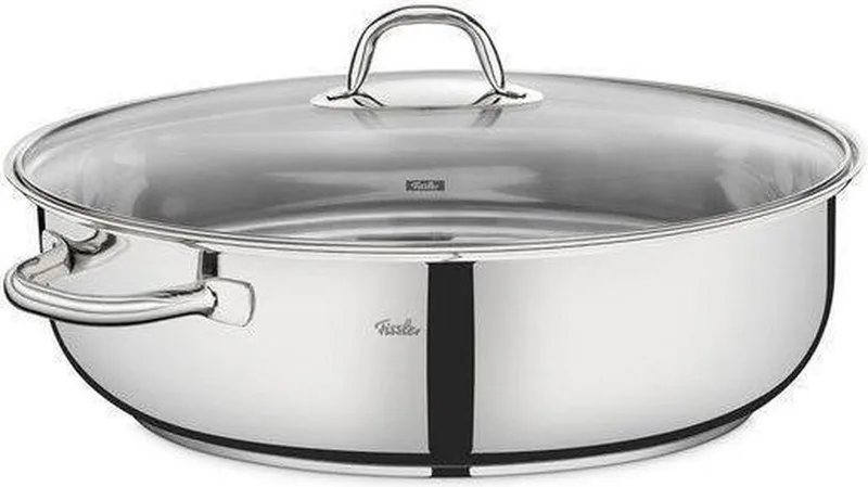 Braadpan Special RVS 38cm - Ovaal by Fissler in Silver – product photo