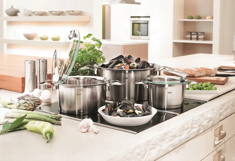 Cocktailrietjes & Lepels (3 stuks) - Roestvrij Staal de Fissler en Argent – photo produit