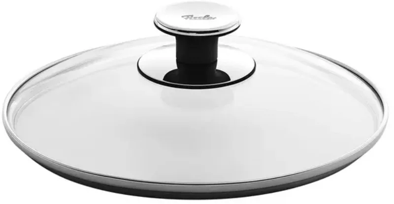 Glazen deksel voor Koekenpan - 22 cm - Glas by Fissler in Transparent – product photo