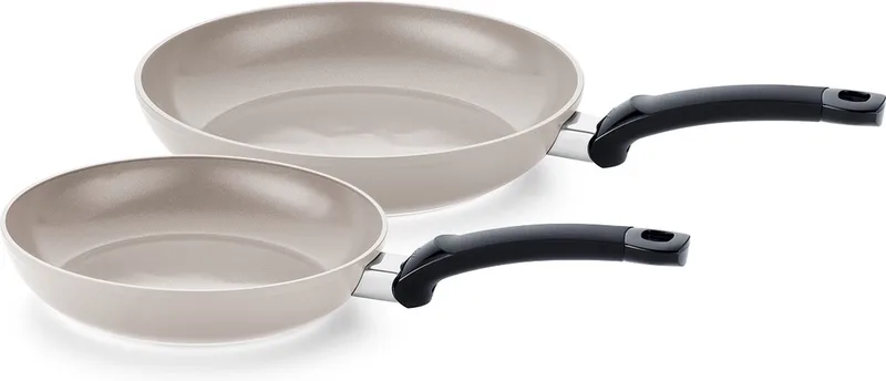 Koekenpan set 24+28cm Ceratal Classic von Fissler in Grau – Produktfoto