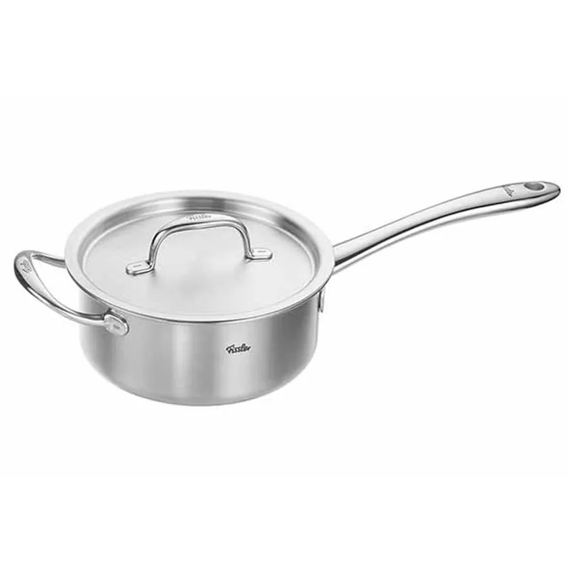 M5 Pro-ply kookpan 20cm - 5ply - meerlagen materiaal by Fissler in Silver – product photo