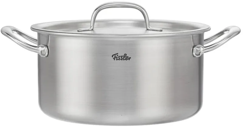 M5 Pro-ply kookpan 24cm - 5ply by Fissler in Silver – product photo