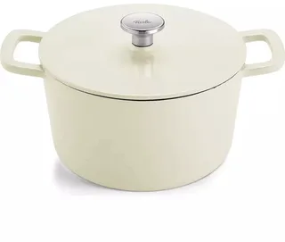 Moments braadpan - Gietijzer - Ivory White - 24cm de Fissler en Ivory wit – photo produit 1 sur 3