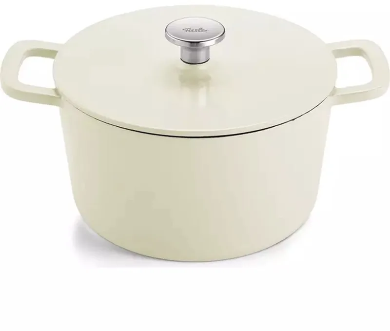 Moments braadpan - Gietijzer - Ivory White - 24cm de Fissler en Ivory wit – photo produit 1 sur 3