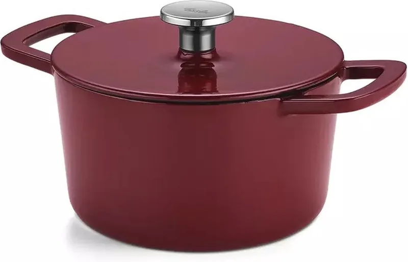 Moments Kookpot - Gietijzer - Burgundy Red - Ø 24cm de Fissler en Burgundy rood – photo produit