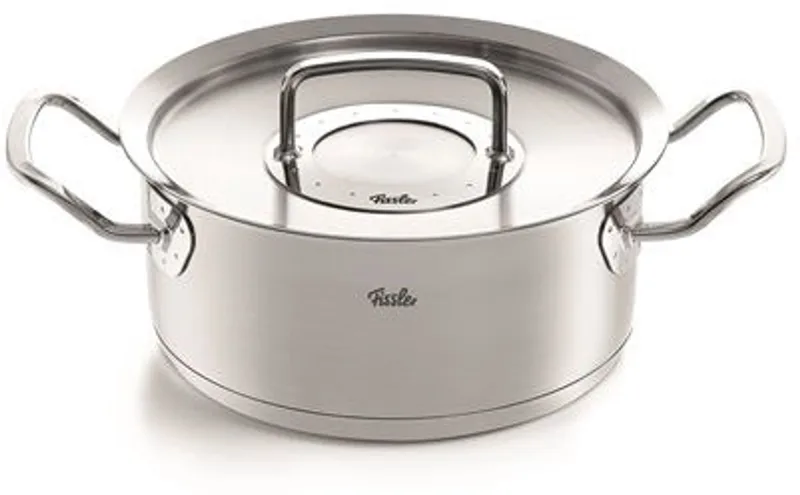 Original-Profi Collection 2022 Kookpan Laag 16cm by Fissler in Rvs – product photo
