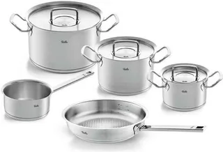 Original Profi Collection® - 5-delige Pannenset met Braadpan - RVS by Fissler in Silver – product photo 1 of 6